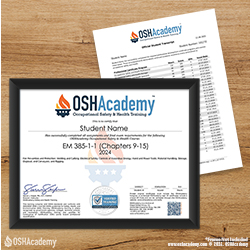 Course 511 Original Certificate Product Image