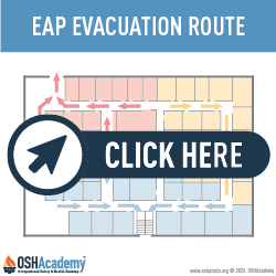 Infographic of EAP Evacuation Route