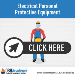 Infographic of types Electrical PPE