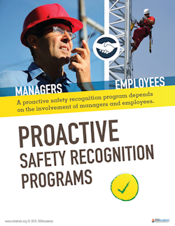 Pro active safety recognition programs involve managers and employees.