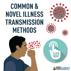 Chart showing illness transmission methods