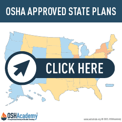 Graphic of OSHA-Approved State Plans for the USA