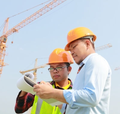 Workers conducting a Ergonomic Hazard Analysis