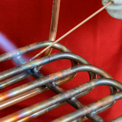 brazing copper pipe