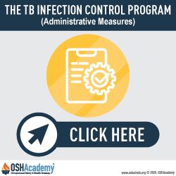 TB infection control program administrative measures