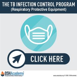 TB infection control program respiratory protective equipment 