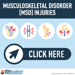 musculoskeletal disorder injuries on helipad