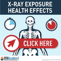 types of radiation and penetration infographic