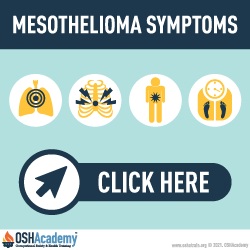 Mesothelioma symptoms infographic