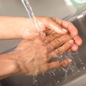 Washing hands