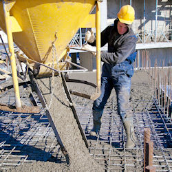 Pouring concrete - rf123 photo.