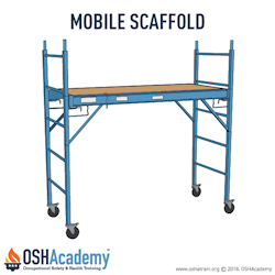 Mobile scaffold infographic