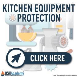 Infographic regarding kitchen equipment protection.