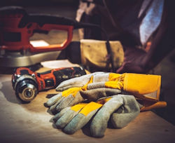 Various PPE items on display