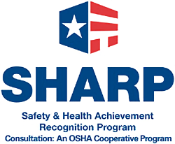 OSHA poster for SHARP safety and health achievement recognition program