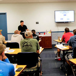 Image showing instructor conducting classroom training