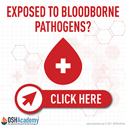 Infographic about exposure to bloodborne pathogens