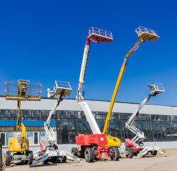 Five types of various aerial lifts