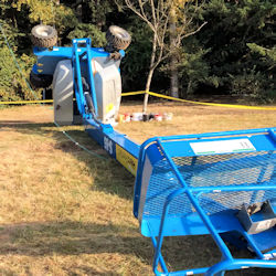 aerial lift tipped over