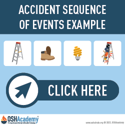 Accident suquence of events example