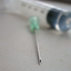 needle and syringe