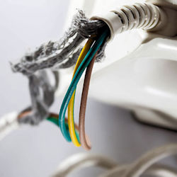 Picture of defective wiring