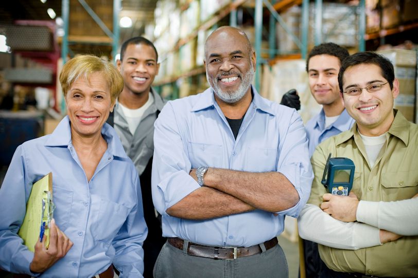 Image showing a group of happy employees