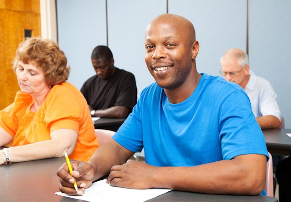 Image showing adult students during classroom training 