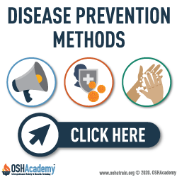 Infographic covering disease prevention methods.