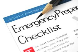 Image of an emergency checklist