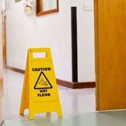 Image of slippery floor