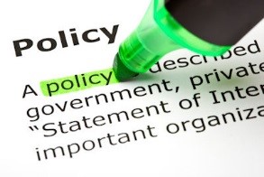 Image showing the definition of the word policy.