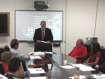 Image showing an instructor conducting training