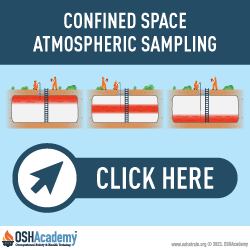 Infographic abut confined space atmospheric sampling