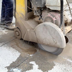 Image of a concrete saw.