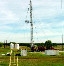 Workover Rig trying to increase production