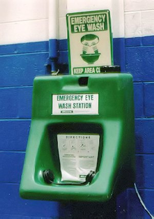 Image of an emergency eyewash station