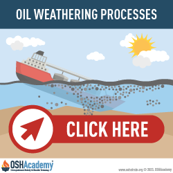 Oil Weathering Processes Infographic