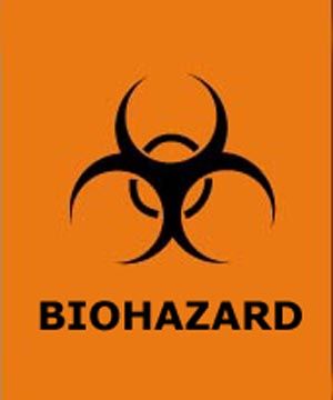 Image of biohazard symbol