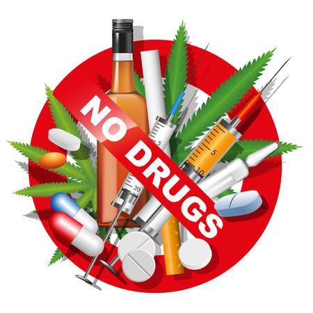 Image of a no drugs poster