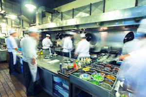 Image of restaurant kitchen