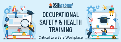 OSHAcademy Occupational safety and health training critical to a safe workplace banner