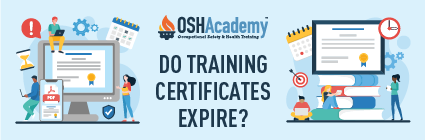 OSHAcademy do training certificates expire banner