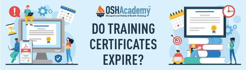 Sample OSHAcademy certificate