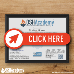 Image of Expired OSHAcademy Certificate